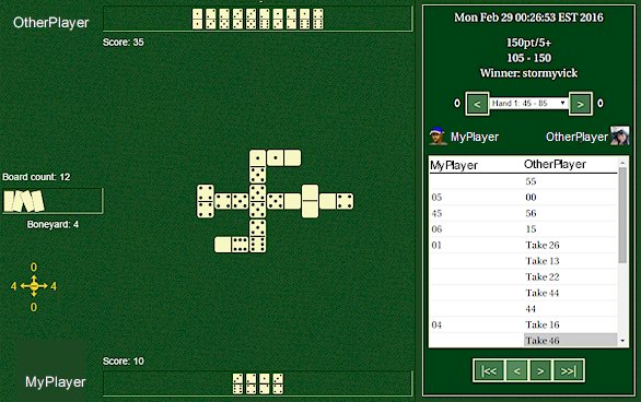 Dominoes Game Viewer - Example